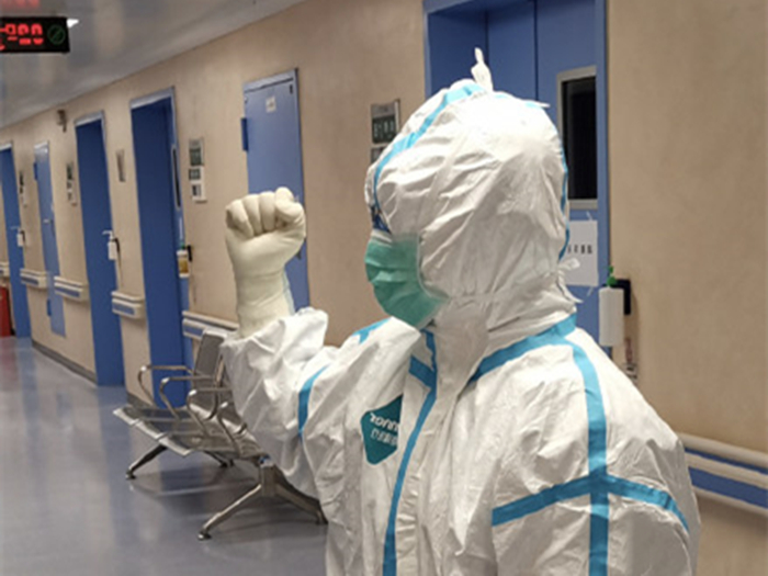 【廣西貴港】世界衛(wèi)生日，致敬醫(yī)護(hù)，勞恩防撞扶手一路隨行