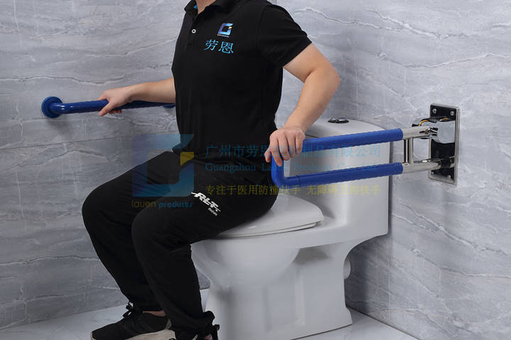安全衛(wèi)浴設(shè)備-衛(wèi)生家老人助力扶手，折疊沐浴凳 (4)